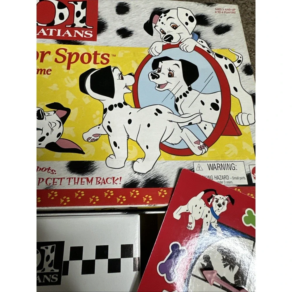 1996 101 Dalmatians Spin for Spots Game by Mattel Complete